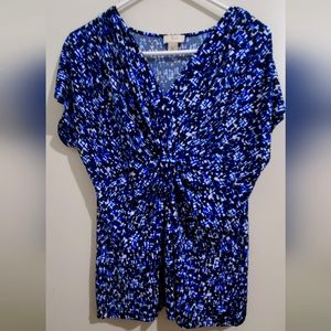 YVOS multicolor layered blouse